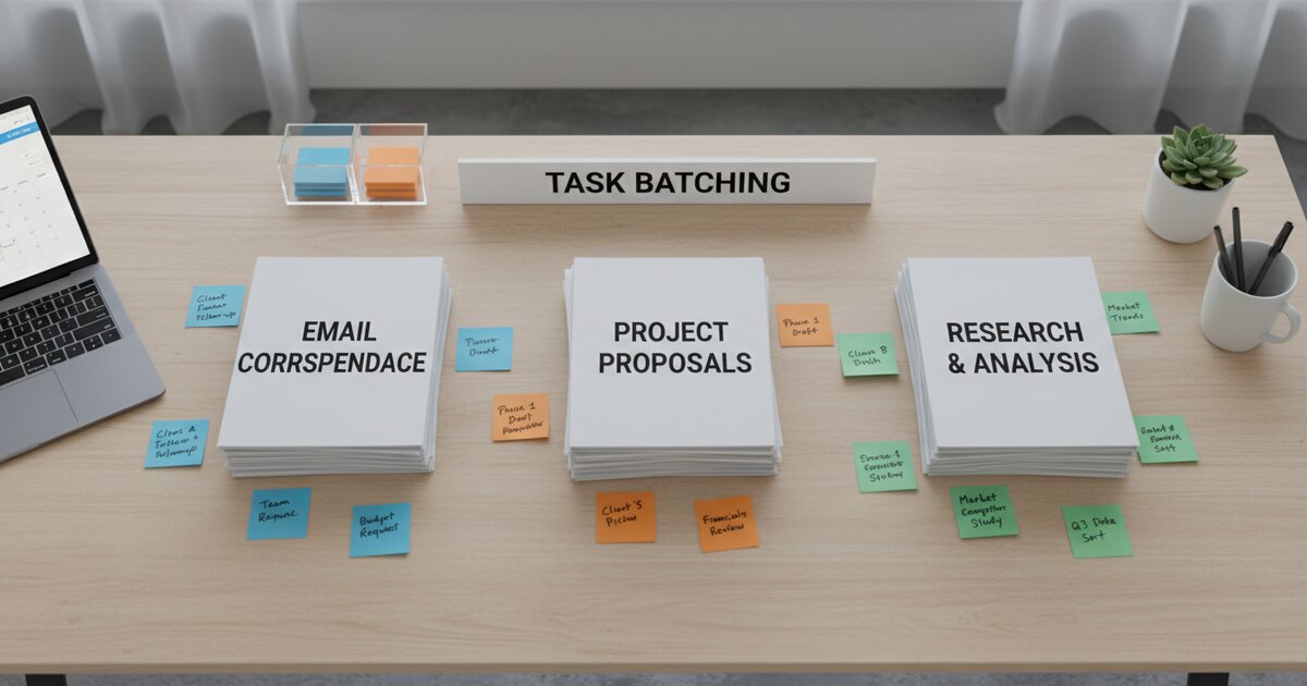 Task Batching: Group Similar Tasks for Better Efficiency